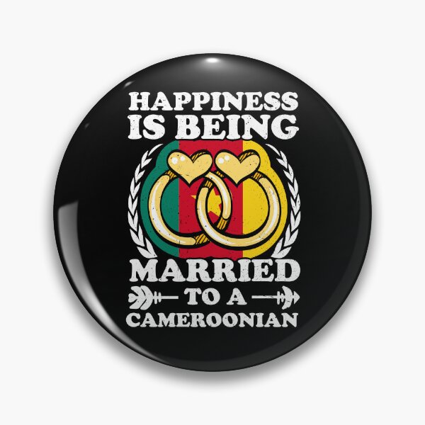 Item preview, Happiness Is Being Married To A Cameroonian designed and sold by GabbyKash.