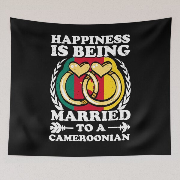 Item preview, Happiness Is Being Married To A Cameroonian designed and sold by GabbyKash.