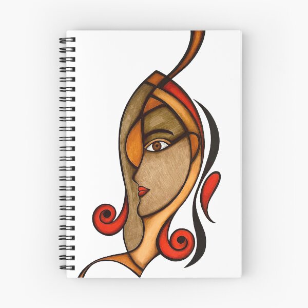 Item preview, Abstract art of a womens face designed and sold by alexgeiart.