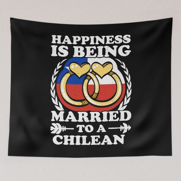 Item preview, Happiness Is Being Married To A Chilean designed and sold by GabbyKash.
