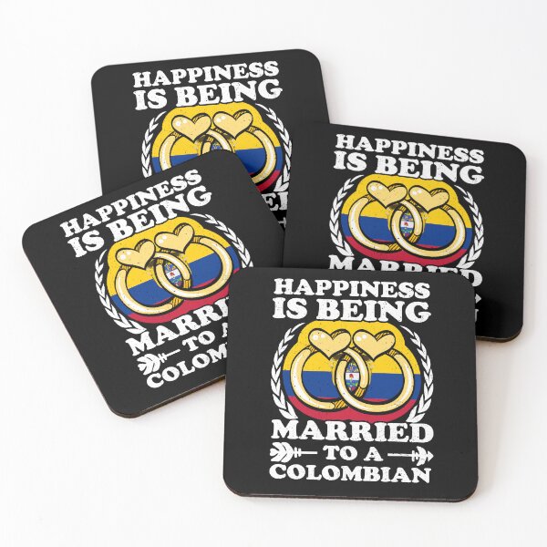 Item preview, Happiness Is Being Married To A Colombian designed and sold by GabbyKash.