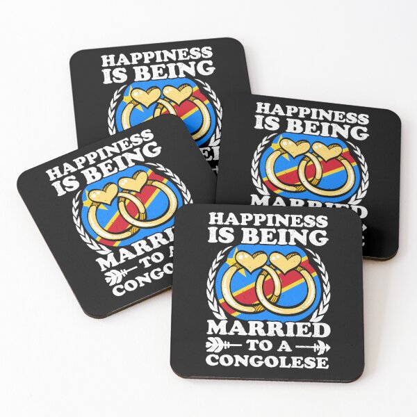 Item preview, Happiness Is Being Married To A Congolese designed and sold by GabbyKash.