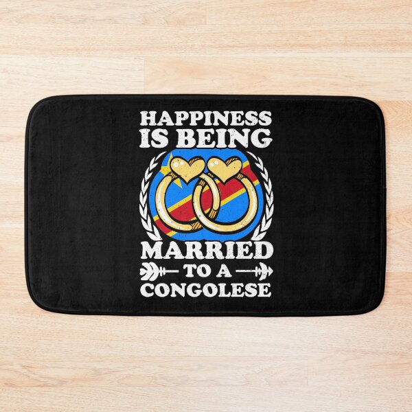 Item preview, Happiness Is Being Married To A Congolese designed and sold by GabbyKash.