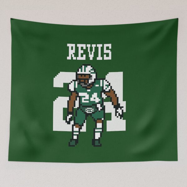 Item preview, Darrelle Revis 8-Bit Pixel Art – Revis Island Lockdown designed and sold by TheArtOfCar.
