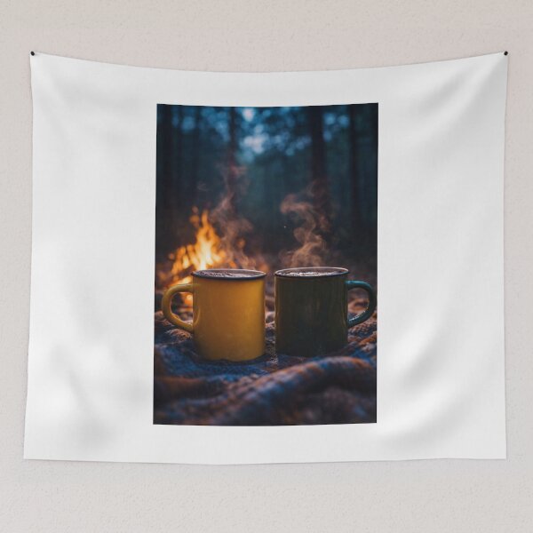 Item preview, Cozy Campfire Coffee designed and sold by ArtByKapil.