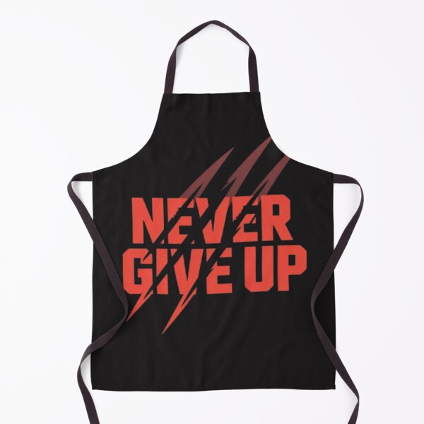 Item preview, Never Give Up – Claw Slash Motivational Typography Design designed and sold by dortmond.