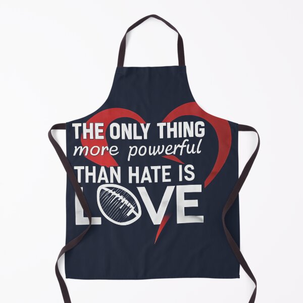 Item preview, The Only Thing More Powerful Than Hate Is Love Football Heart Graphic Design designed and sold by Uglyandcute.