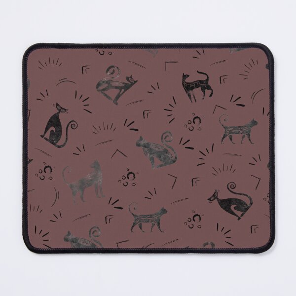 Item preview, Cave Art Cats on Dark Gray Red designed and sold by KSimpson838.