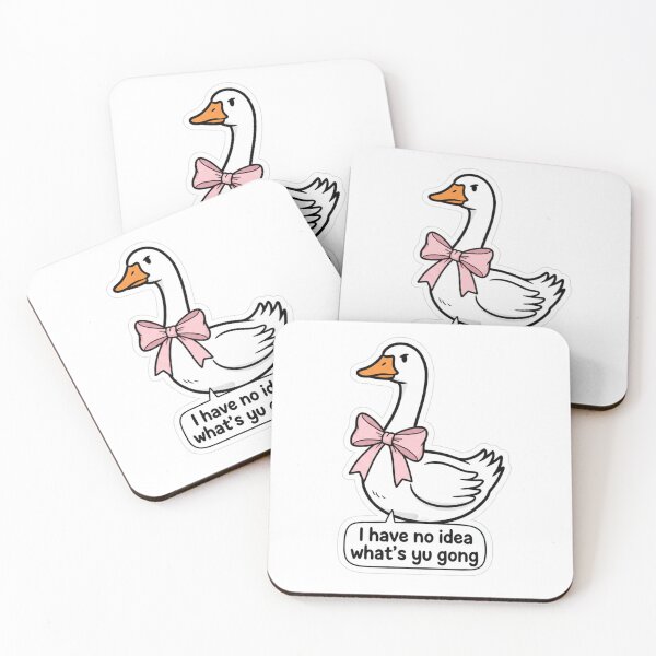 Item preview, Silly Goose with Pink Bow - I Have No Idea Meme designed and sold by OMG DSGN.