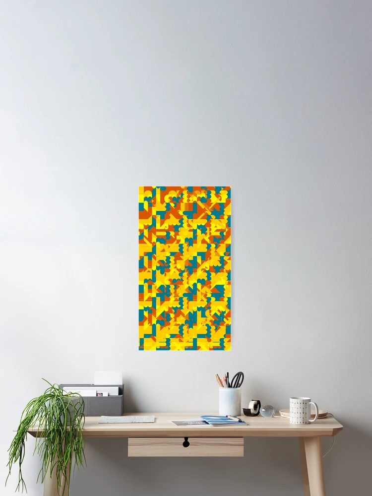 Thumbnail 2 of 3, Poster, Solar Pop Geometry designed and sold by ScreenPin.