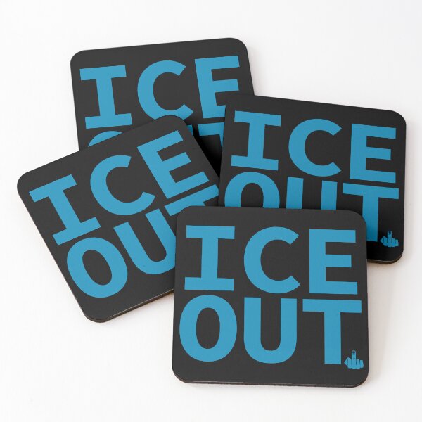 Item preview, ICE OUT - Middle Finger (blue) designed and sold by Thelittlelord.