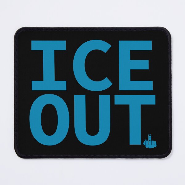 Item preview, ICE OUT - Middle Finger (blue) designed and sold by Thelittlelord.