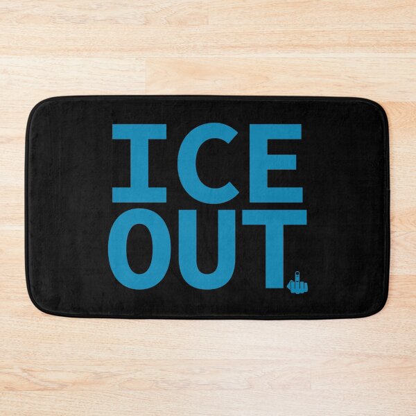 Item preview, ICE OUT - Middle Finger (blue) designed and sold by Thelittlelord.