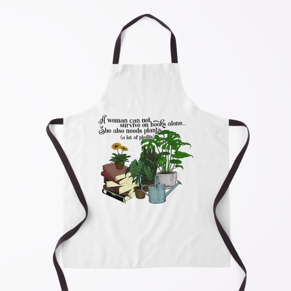 Item preview, A Woman Can Not Survive On Books Alone She Also Needs Plants designed and sold by TZehrfeldPhotos.