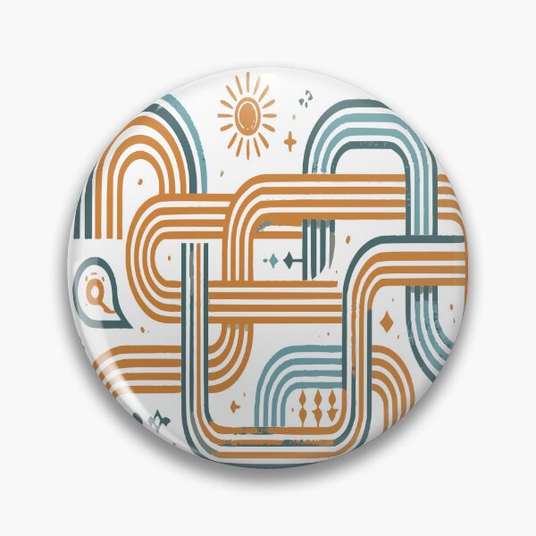 Item preview, Joy Loops Playful Line Maze Art designed and sold by zamew.
