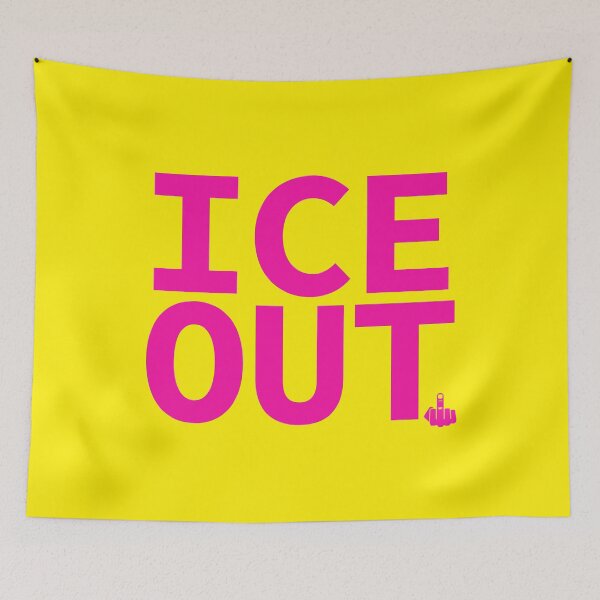 Item preview,  ICE OUT - Middle Finger (hot pink) designed and sold by Thelittlelord.