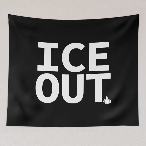Item preview, ICE OUT - Middle Finger (white) designed and sold by Thelittlelord.