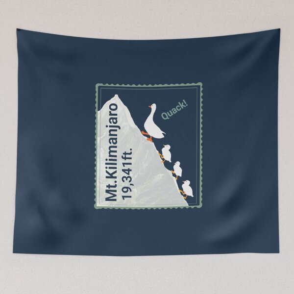 Item preview, Funny ducks climbing Mount Kilimanjaro. Quack! designed and sold by MiFree.