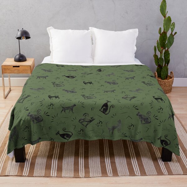Item preview, Cave Art Cats on Reseda Green  designed and sold by KSimpson838.