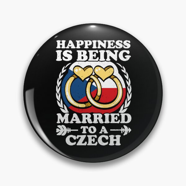 Item preview, Happiness Is Being Married To A Czech designed and sold by GabbyKash.