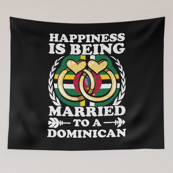 Item preview, Happiness Is Being Married To A Dominican designed and sold by GabbyKash.