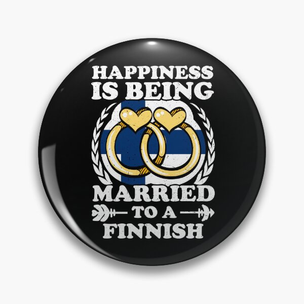 Item preview, Happiness Is Being Married To A Finnish designed and sold by GabbyKash.