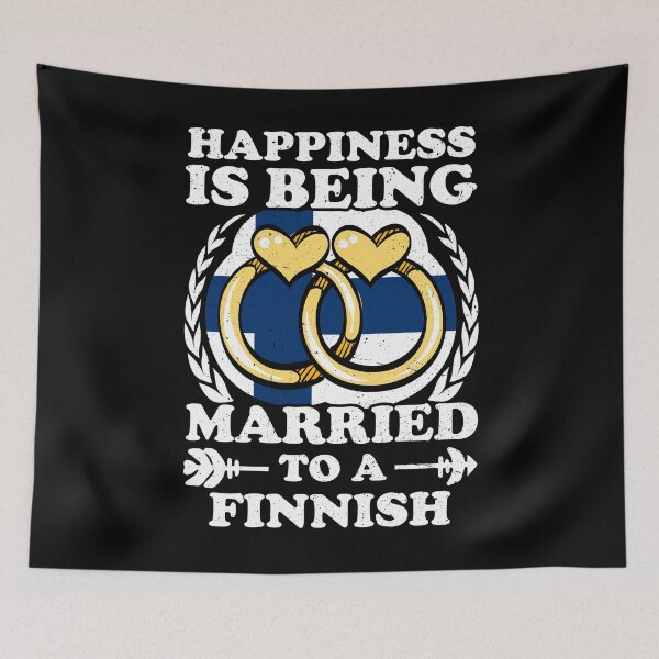 Item preview, Happiness Is Being Married To A Finnish designed and sold by GabbyKash.