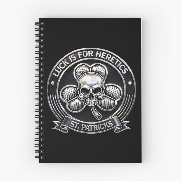 Item preview, Luck is for Heretics St Patricks Day Skull designed and sold by gear-posters.