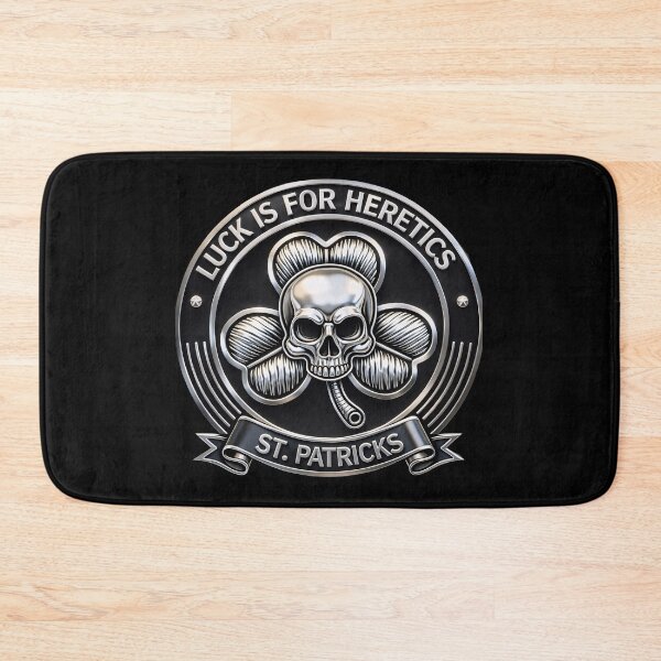 Item preview, Luck is for Heretics St Patricks Day Skull designed and sold by gear-posters.
