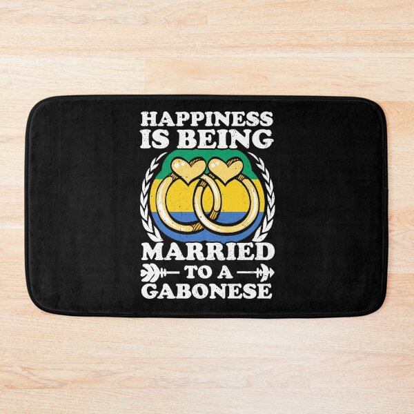 Item preview, Happiness Is Being Married To A Gabonese designed and sold by GabbyKash.