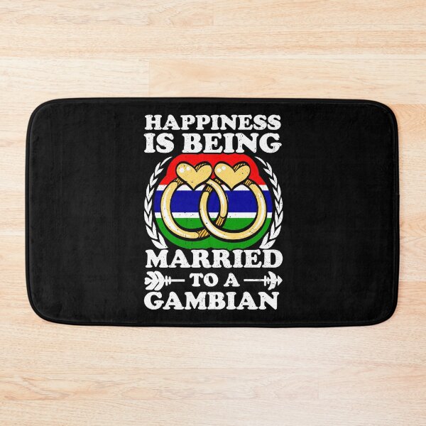 Item preview, Happiness Is Being Married To A Gambian designed and sold by GabbyKash.
