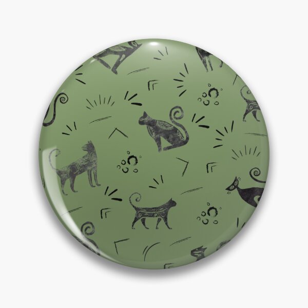 Item preview, Cave Art Cats on Green  designed and sold by KSimpson838.