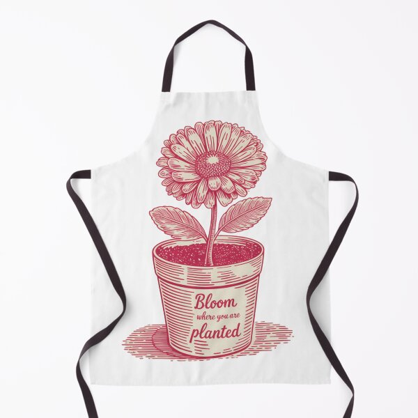 Item preview, Bloom where you are planted - beautiful product with positive motivational message for everyone, especially people loving nature and gardening designed and sold by murroedesigns.