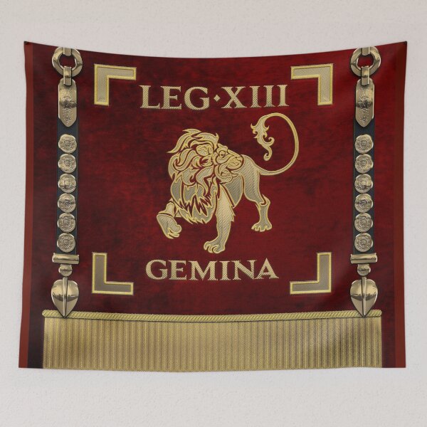 Item preview, Standard of the 13th Legion Gemina - Vexillum of 13th Twin Legion designed and sold by Serge Averbukh Art Studio.