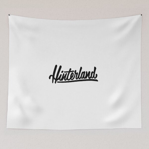 Artikelvorschau, Hinterland Retro Script Logo – Vintage-Außentypografie entworfen und verkauft von 1001T-Shirt.