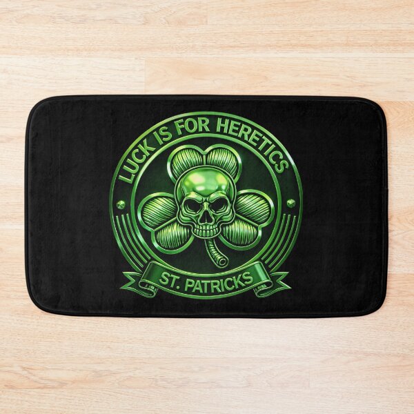 Item preview, Green Luck is for Heretics St Patricks Day Skull designed and sold by gear-posters.
