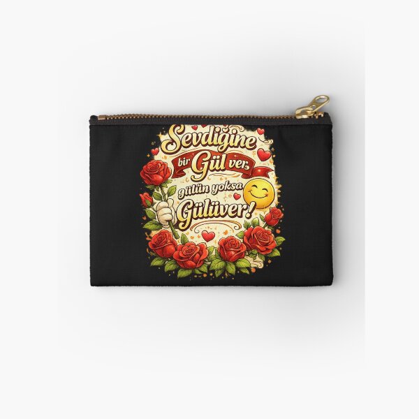Item preview, Sevdiğine Bir Gül Ver Gülün Yoksa Gülüver Shirt – Turkish Romantic Quote Love Design designed and sold by MCdsgns.