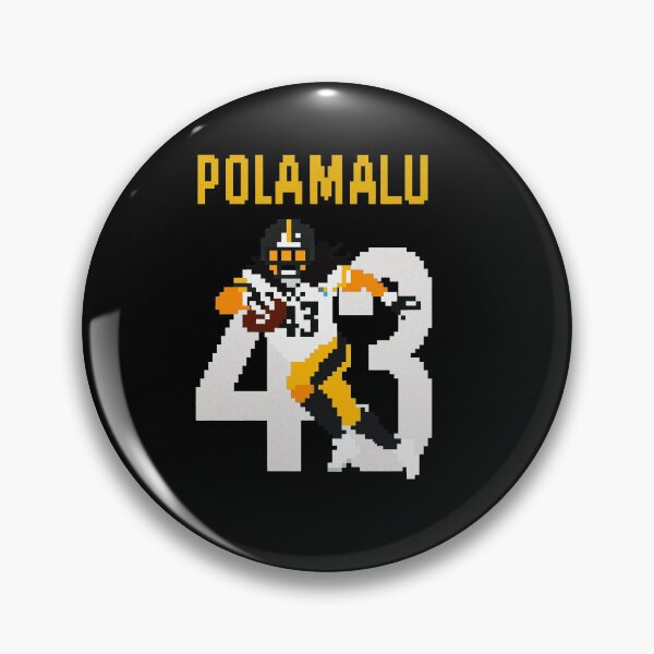 Item preview, Troy Polamalu 8-Bit Pixel Art – Steelers #43 designed and sold by TheArtOfCar.