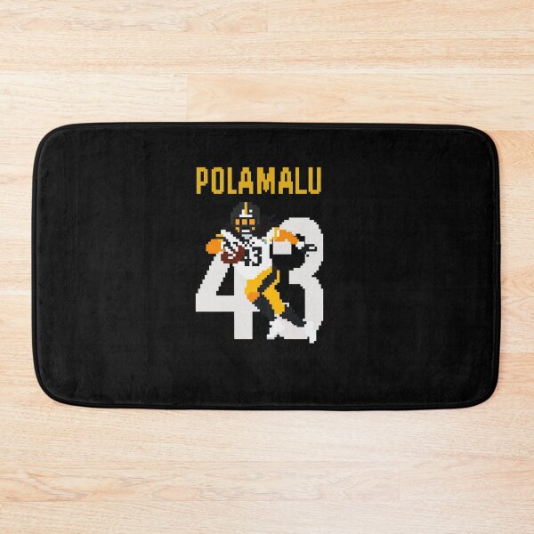 Item preview, Troy Polamalu 8-Bit Pixel Art – Steelers #43 designed and sold by TheArtOfCar.