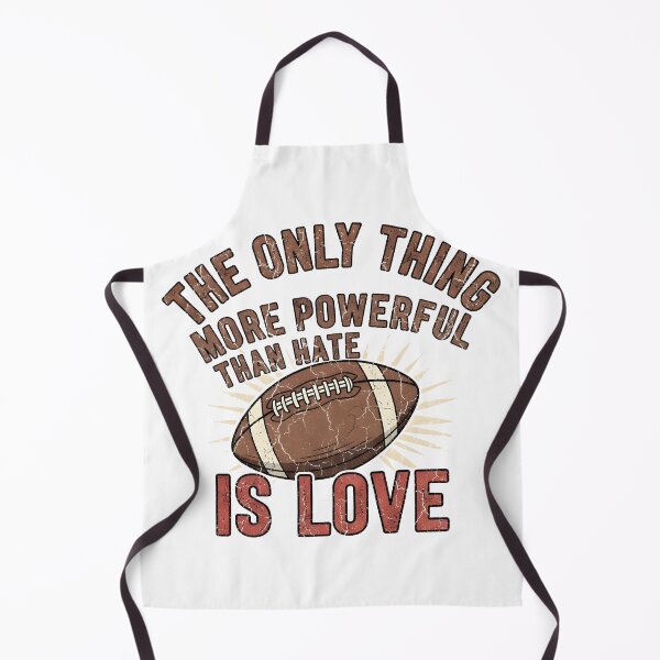 Item preview, The Only Thing More Powerful Than Hate Is Love Vintage Football Quote Shirt designed and sold by Uglyandcute.