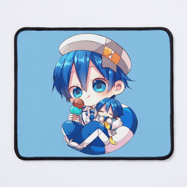Item preview, Kaito Chibi eating ice cream designed and sold by loveiscosmic.