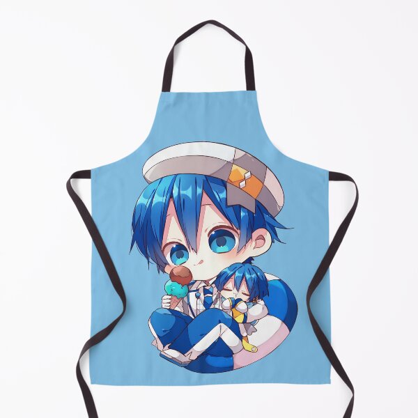 Item preview, Kaito Chibi eating ice cream designed and sold by loveiscosmic.