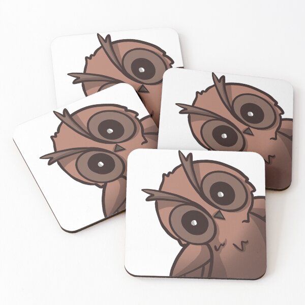 Item preview, Hello Owl - Cute Peeking Owl with Big Eyes. designed and sold by Majka_heart.