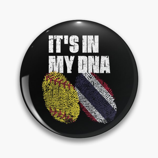 Item preview, IT'S IN MY DNA Softball - Thailand Flag Fingerprint  designed and sold by CosmoKitsch.