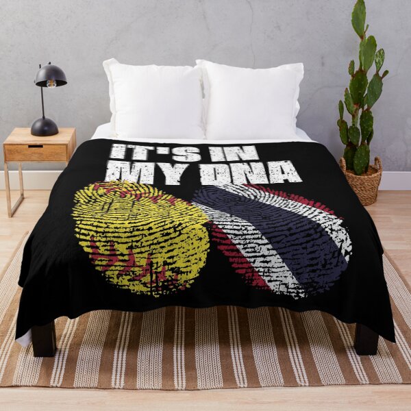 Item preview, IT'S IN MY DNA Softball - Thailand Flag Fingerprint designed and sold by CosmoKitsch.