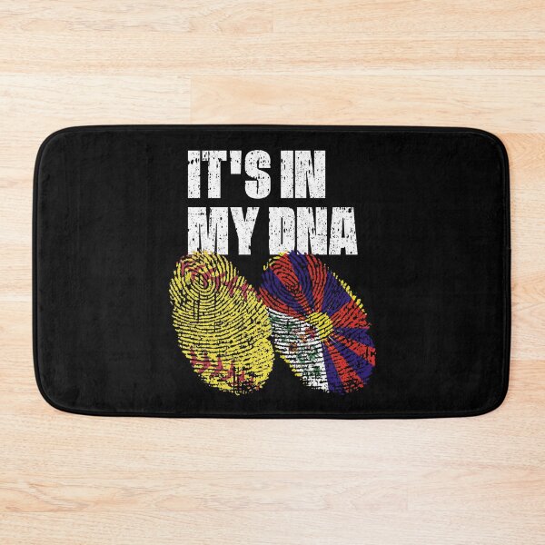 Item preview, IT'S IN MY DNA Softball - Tibet Flag Fingerprint  designed and sold by CosmoKitsch.