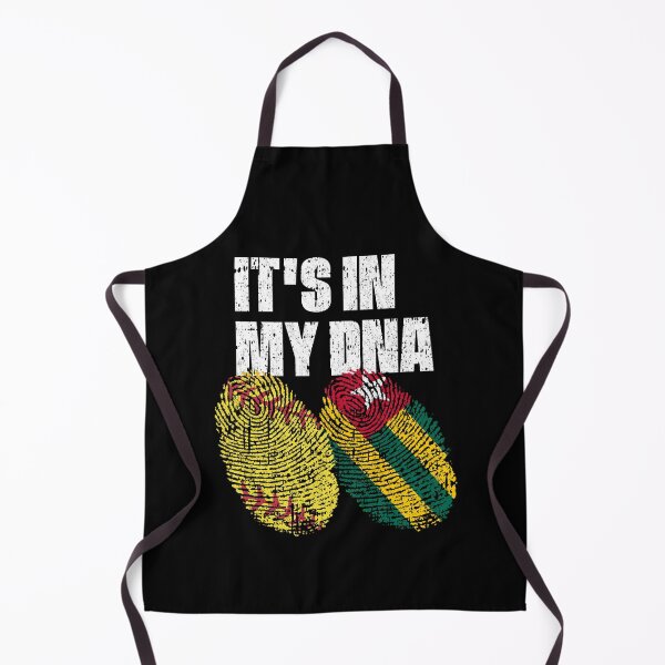 Item preview, IT'S IN MY DNA Softball - Togo Flag Fingerprint designed and sold by CosmoKitsch.