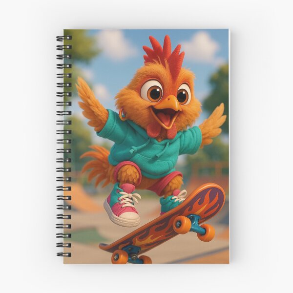 Item preview, Skater Phoenix Chicken designed and sold by Sillytoe.