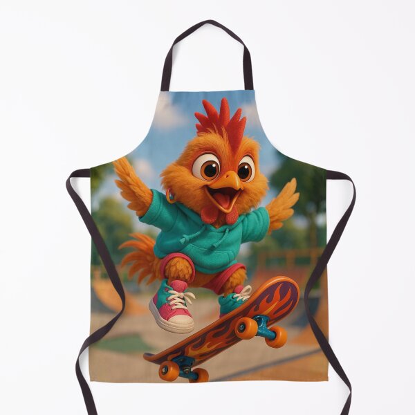 Item preview, Skater Phoenix Chicken designed and sold by Sillytoe.