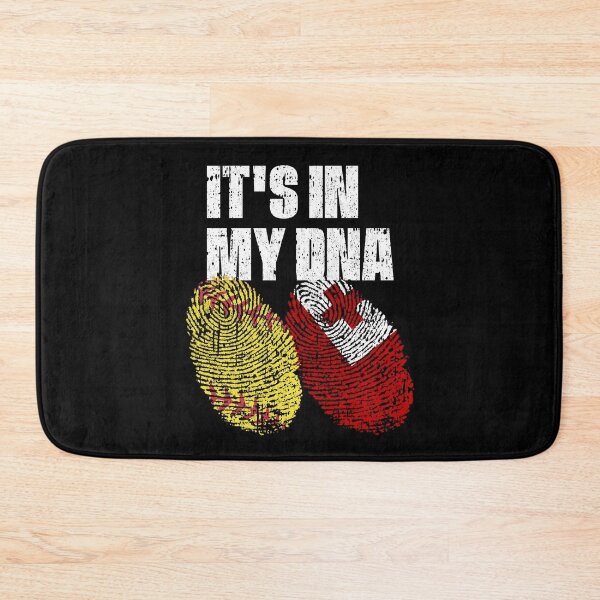 Item preview, IT'S IN MY DNA Softball - Tonga Flag Fingerprint  designed and sold by CosmoKitsch.